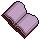 pixel art of an open book