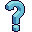 pixel art of a question mark