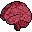 pixel art of a brain